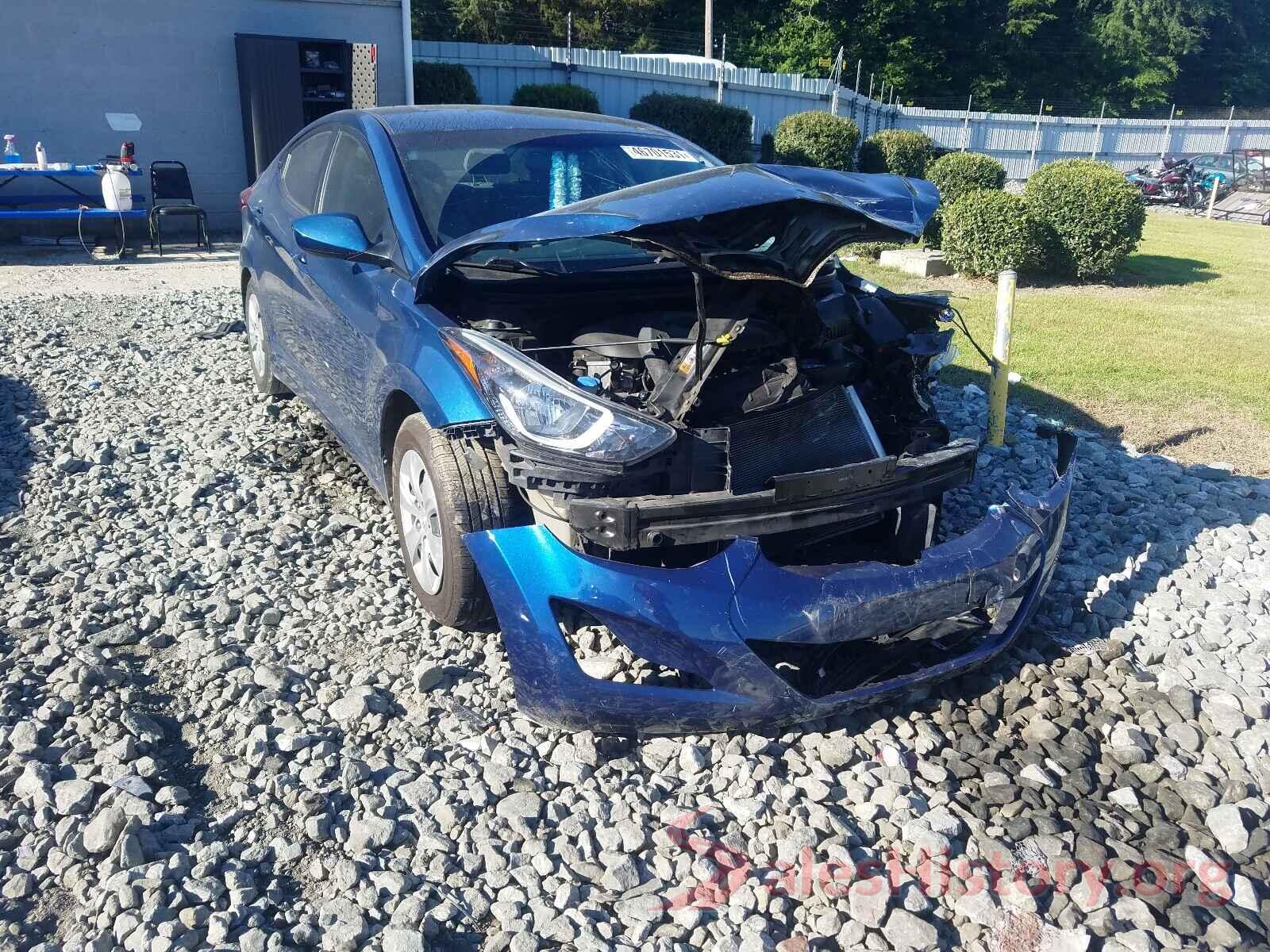 KMHDH4AE0GU600849 2016 HYUNDAI ELANTRA