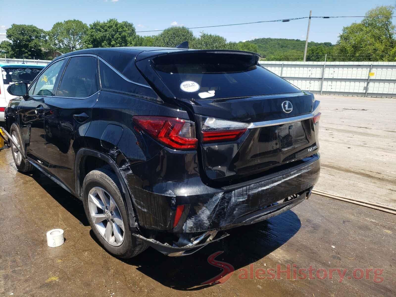 2T2ZZMCA7GC001618 2016 LEXUS RX350