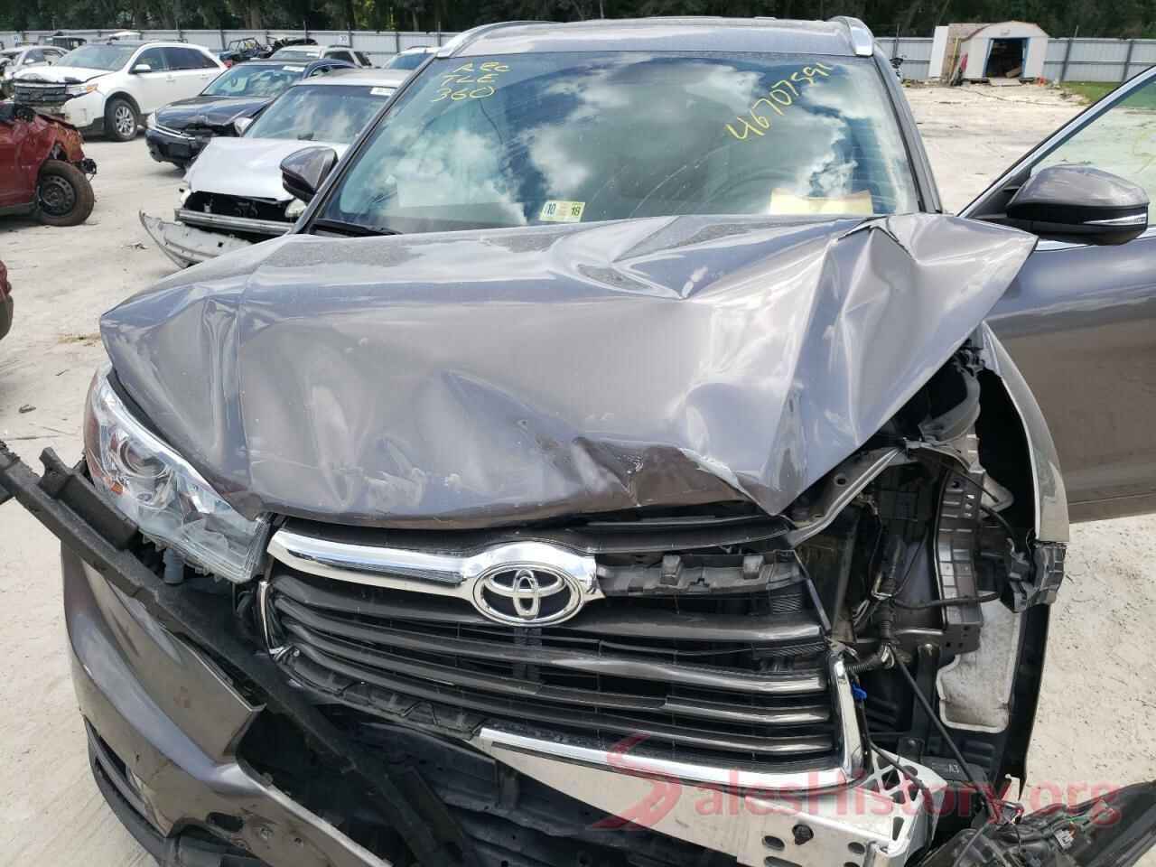 5TDDKRFHXGS337747 2016 TOYOTA HIGHLANDER