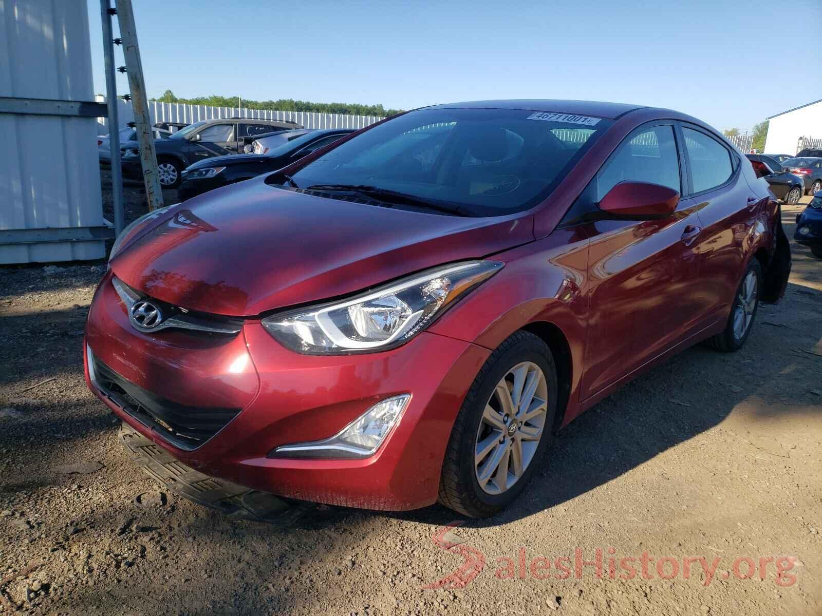 5NPDH4AE5GH653075 2016 HYUNDAI ELANTRA