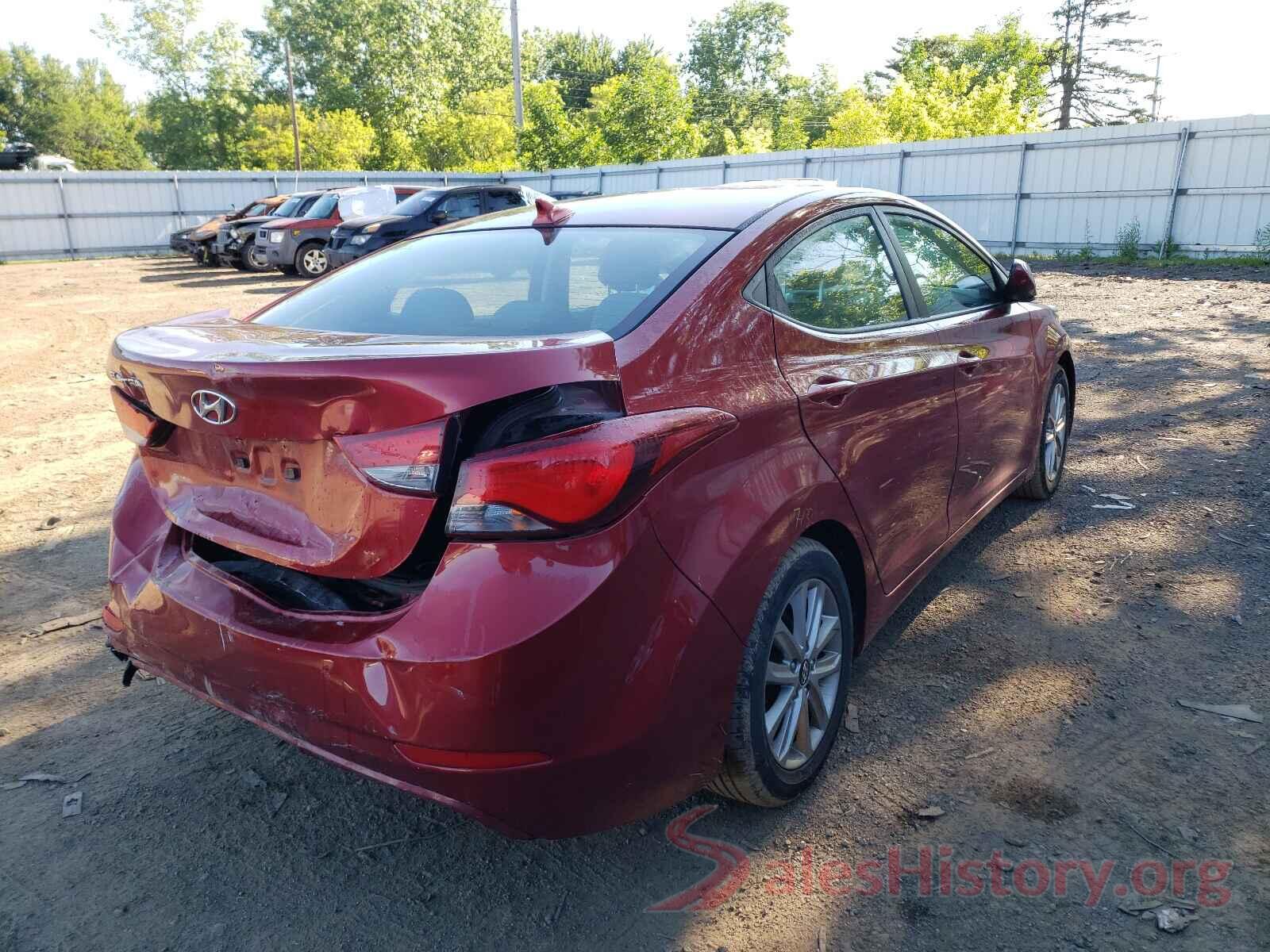 5NPDH4AE5GH653075 2016 HYUNDAI ELANTRA