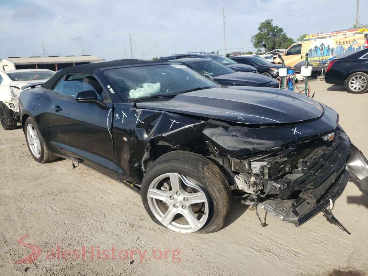 2020 CHEVROLET CAMARO VIN 1G1FB3DX7L0118413, auction photo