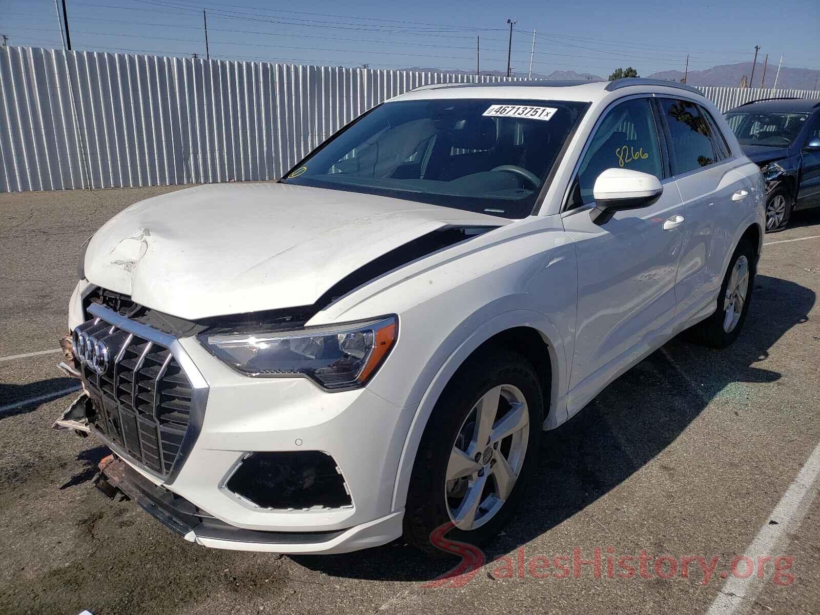 WA1AECF33L1030210 2020 AUDI Q3