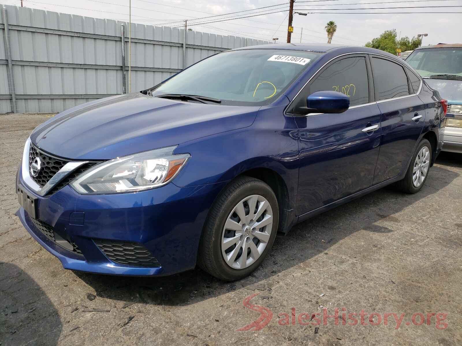 3N1AB7APXKY390510 2019 NISSAN SENTRA