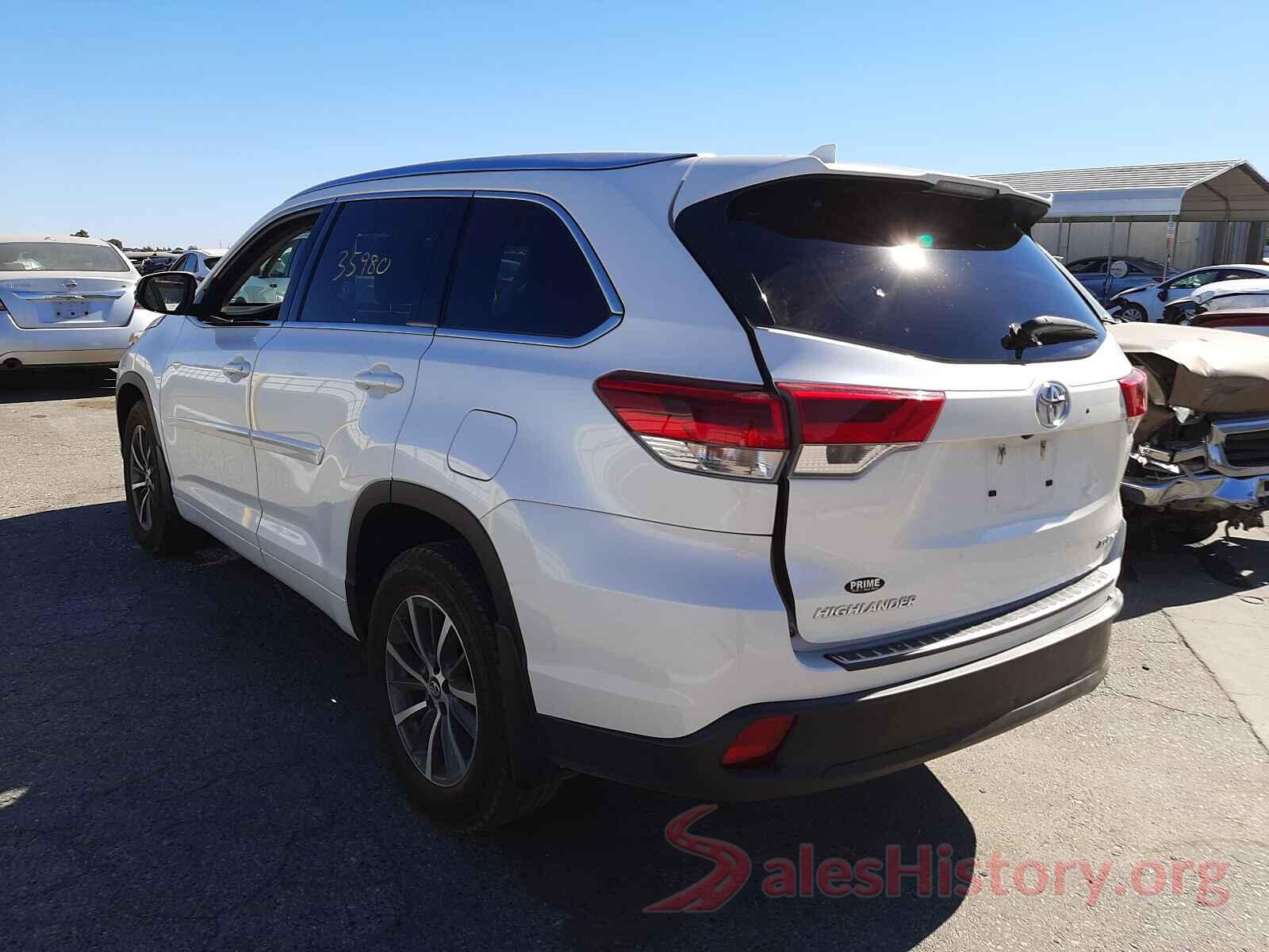 5TDJZRFH6HS433357 2017 TOYOTA HIGHLANDER