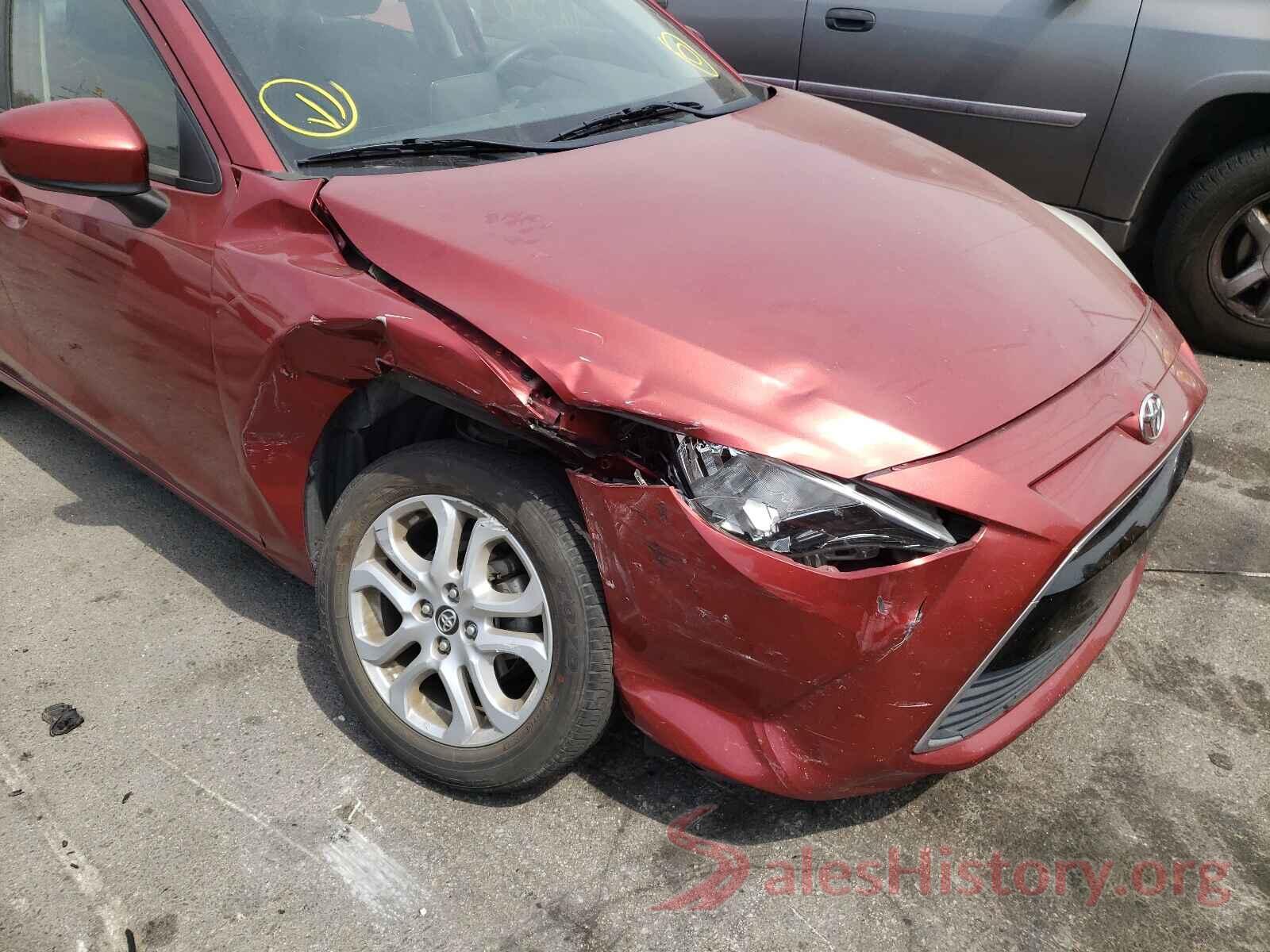 3MYDLBYV3HY172823 2017 TOYOTA YARIS