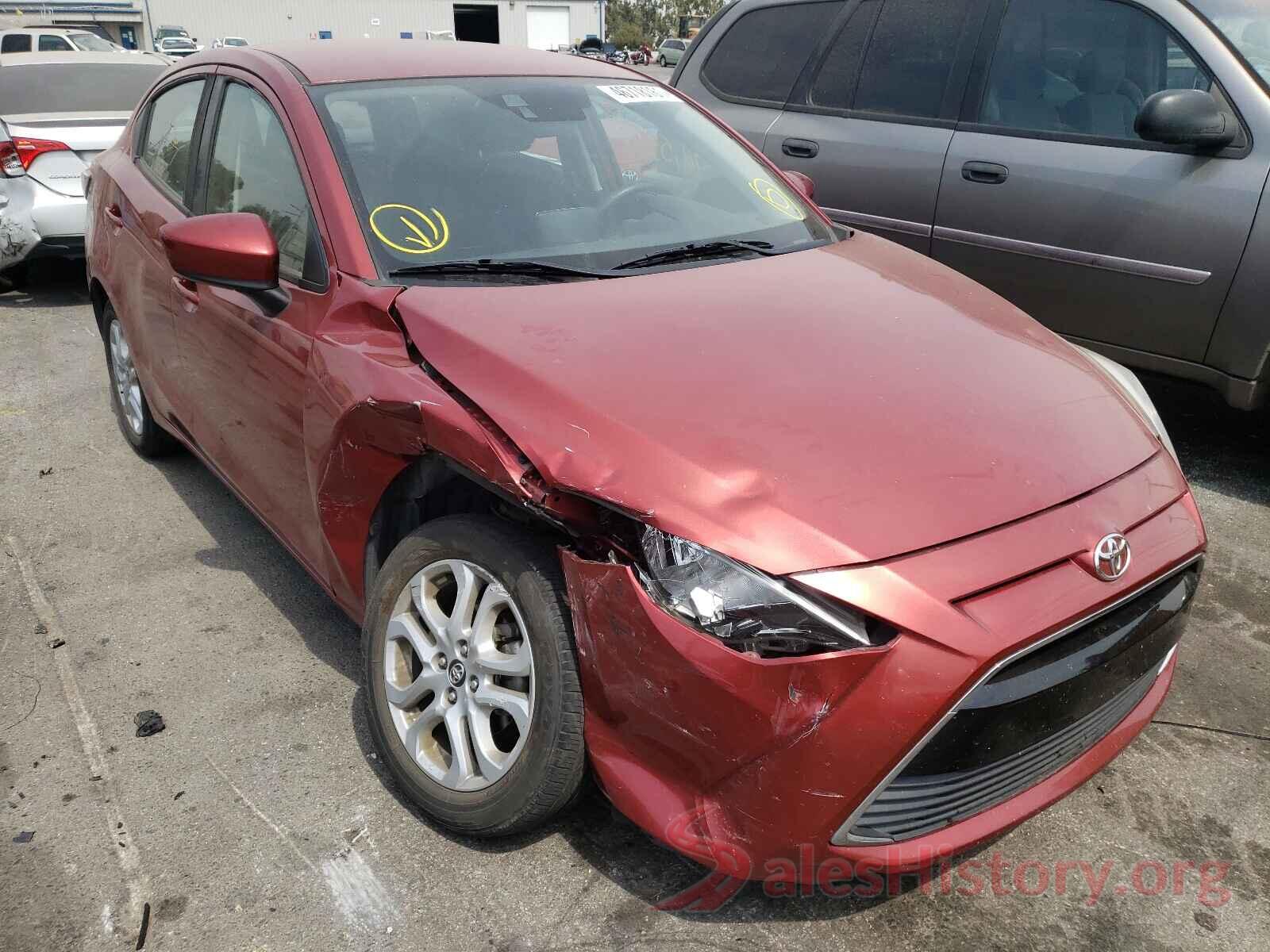 3MYDLBYV3HY172823 2017 TOYOTA YARIS