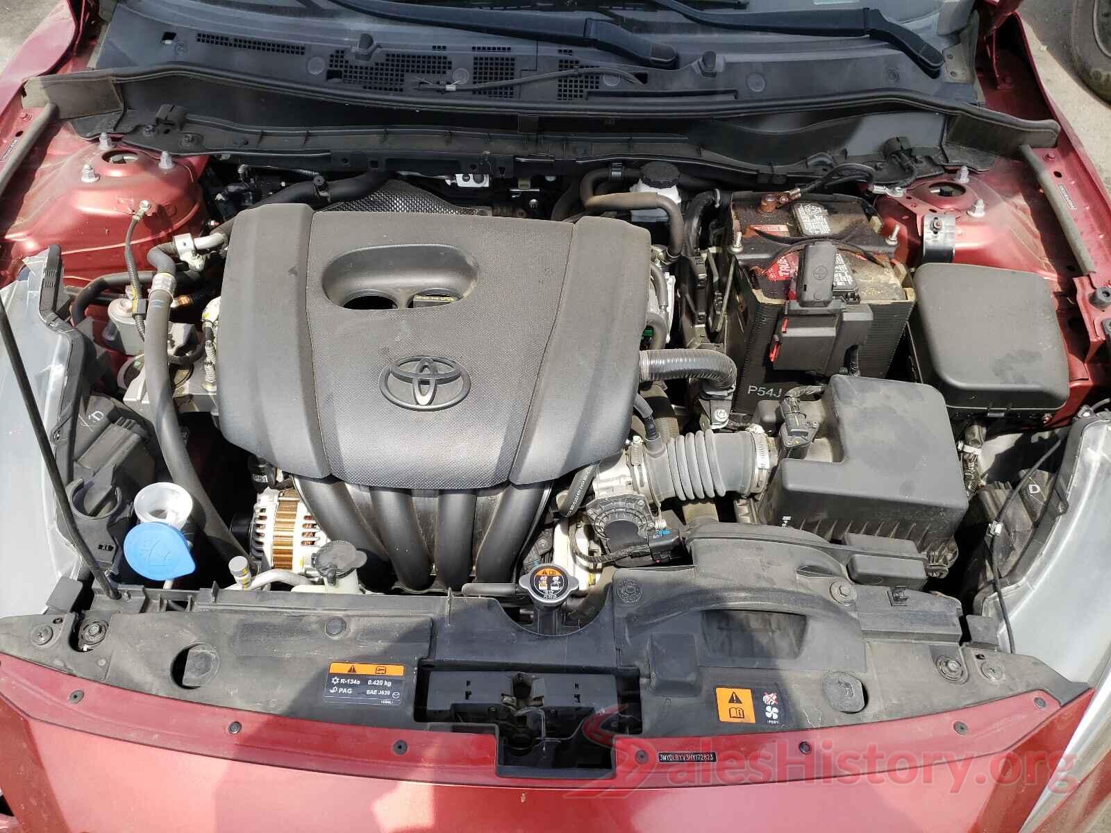 3MYDLBYV3HY172823 2017 TOYOTA YARIS