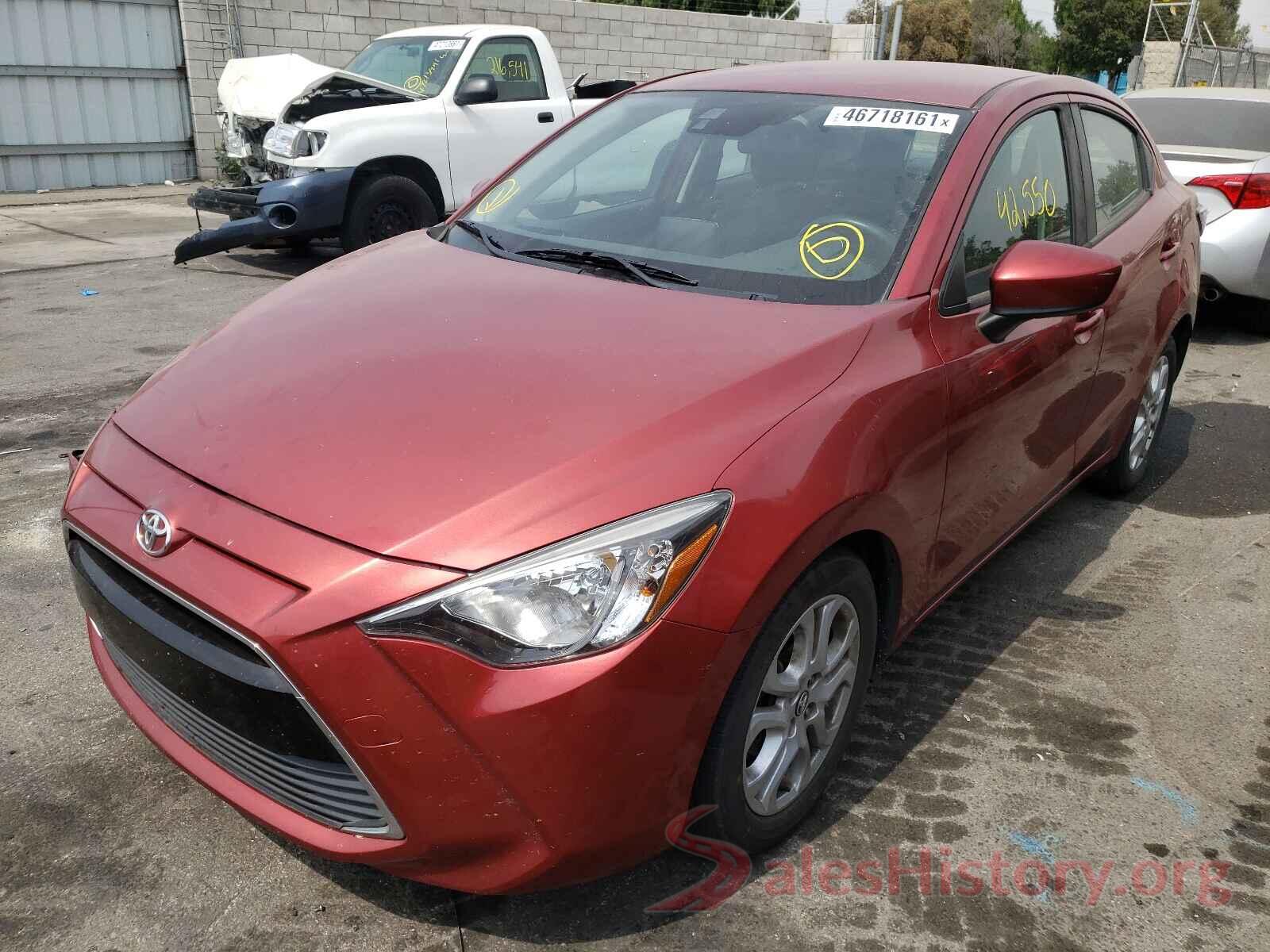 3MYDLBYV3HY172823 2017 TOYOTA YARIS