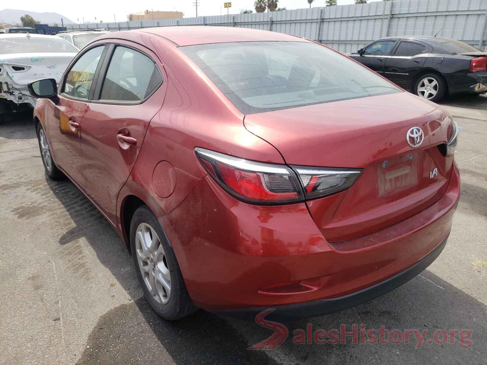 3MYDLBYV3HY172823 2017 TOYOTA YARIS