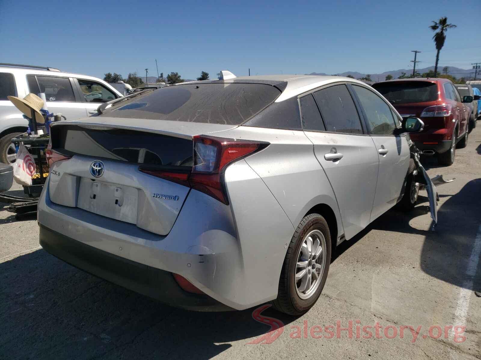 JTDKARFUXL3116376 2020 TOYOTA PRIUS