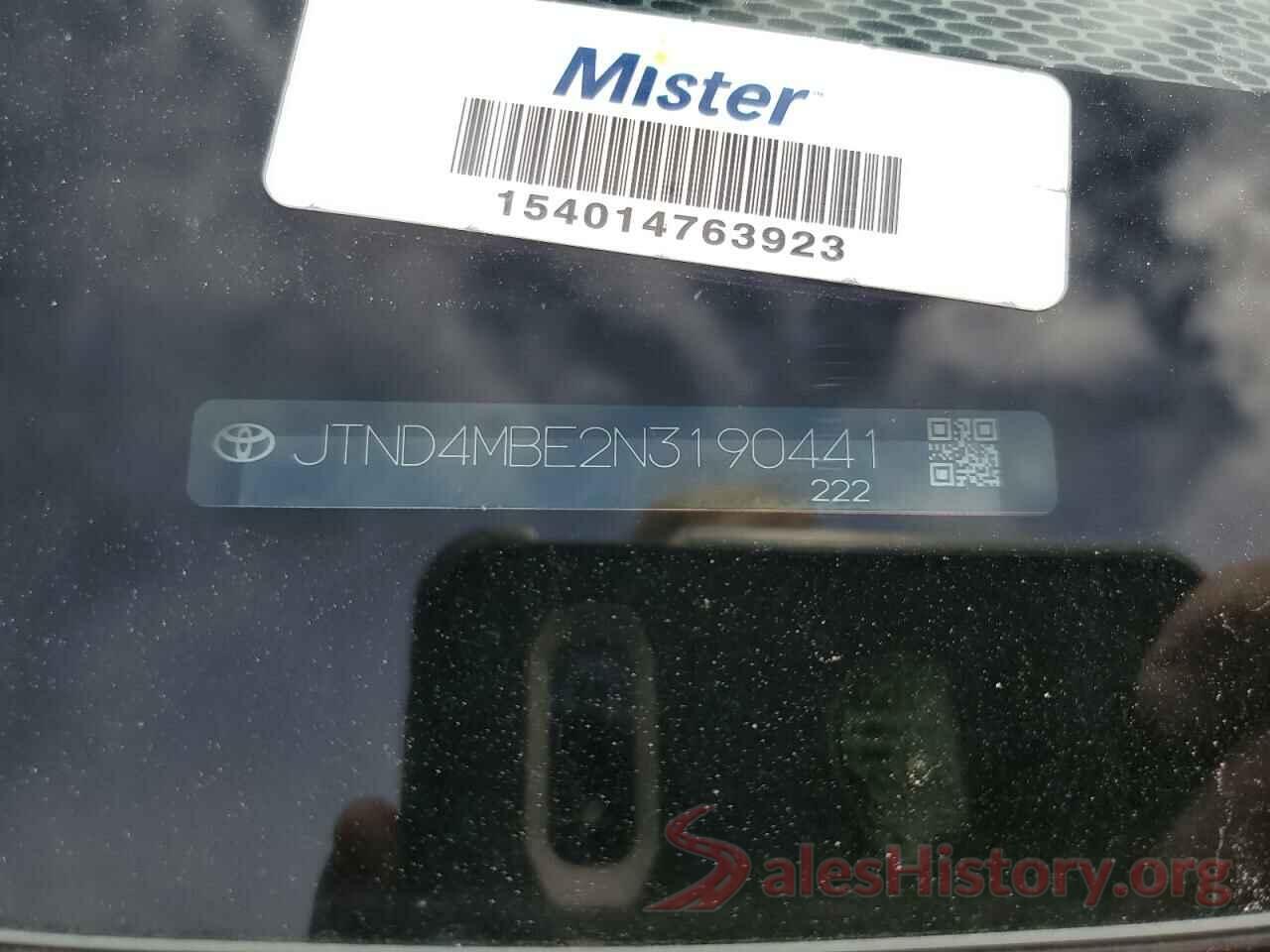 JTND4MBE2N3190441 2022 TOYOTA COROLLA