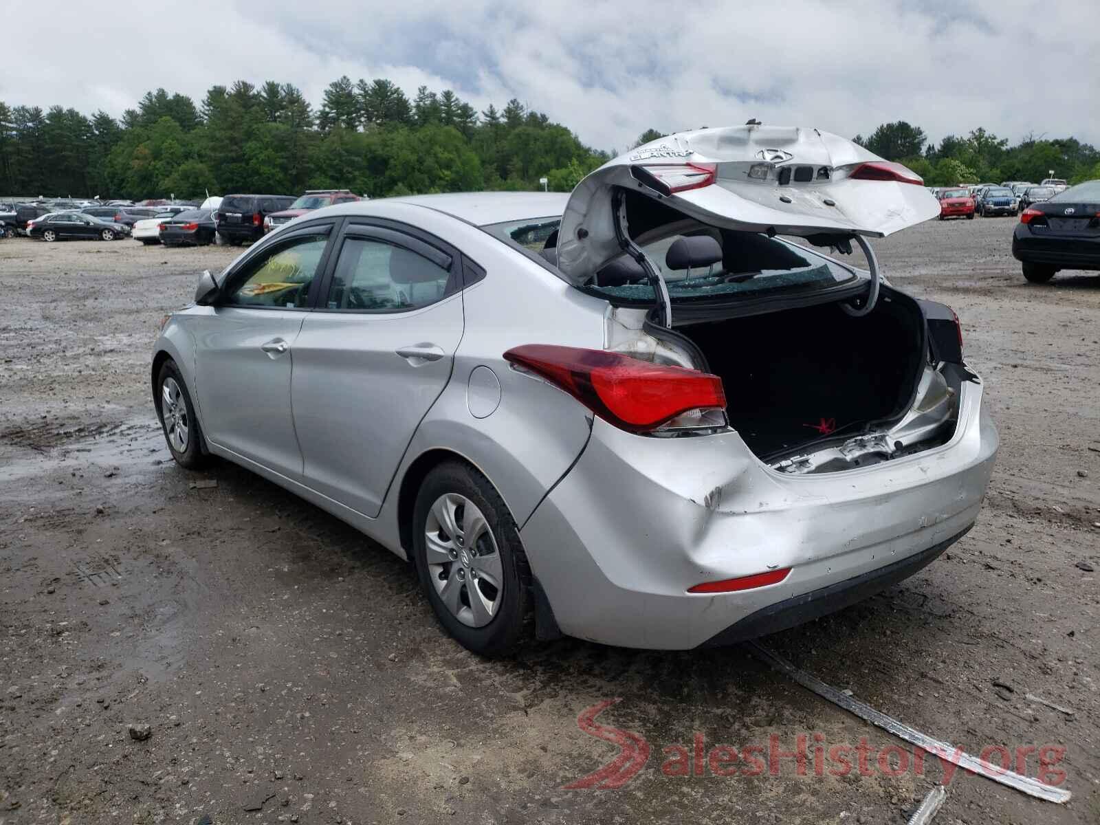 KMHDH4AE3GU483736 2016 HYUNDAI ELANTRA