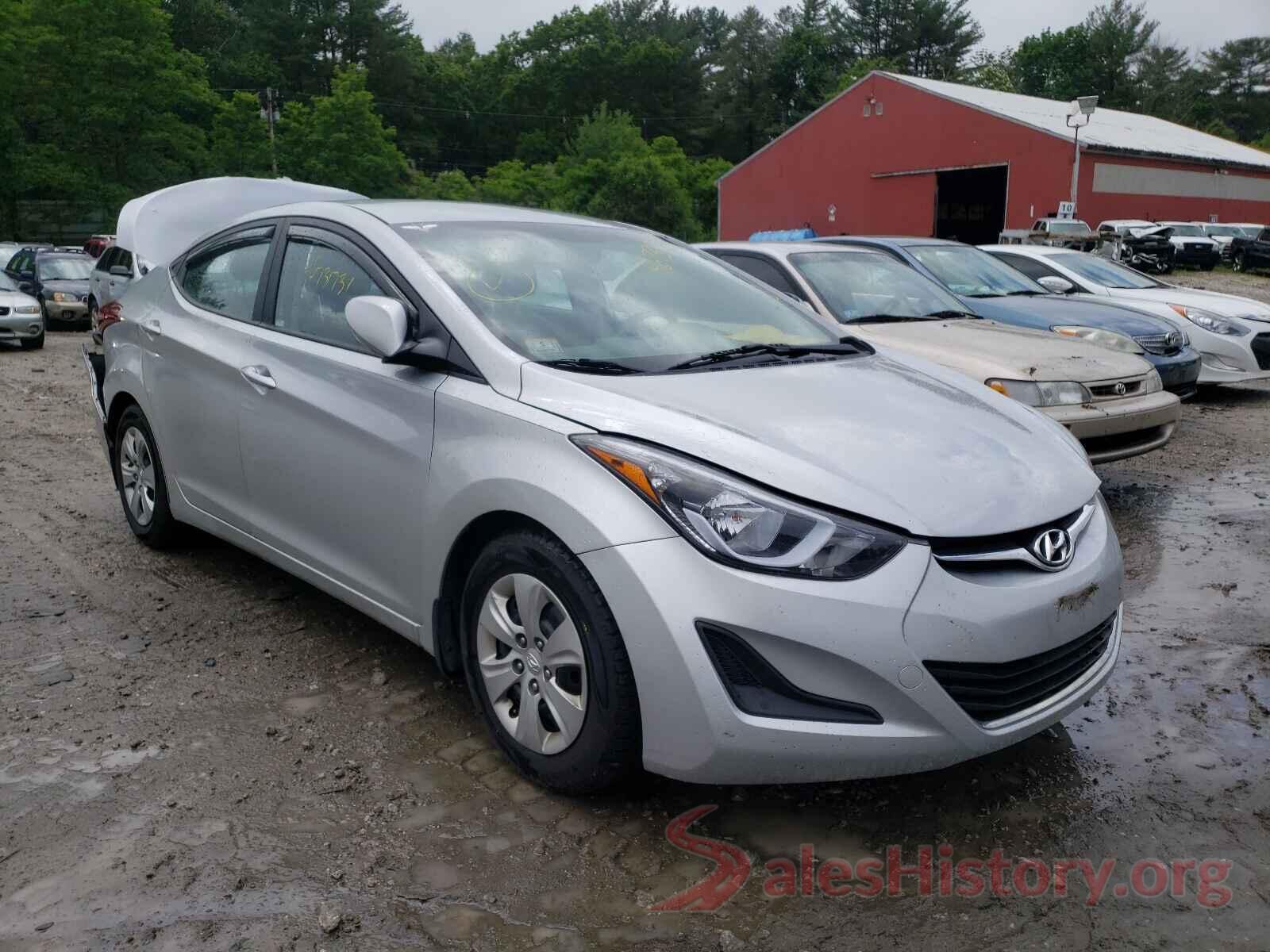 KMHDH4AE3GU483736 2016 HYUNDAI ELANTRA