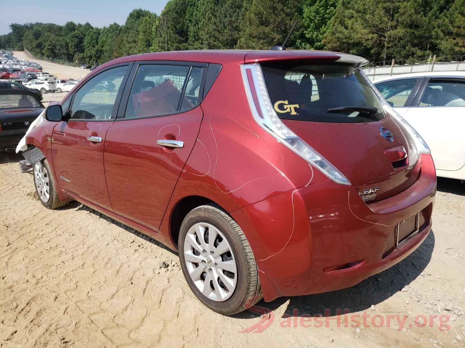 1N4AZ0CP2FC307878 2015 NISSAN LEAF