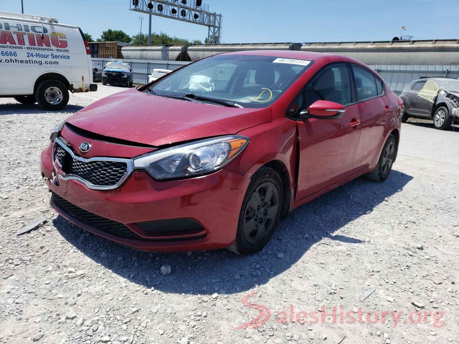 KNAFX4A61G5500890 2016 KIA FORTE