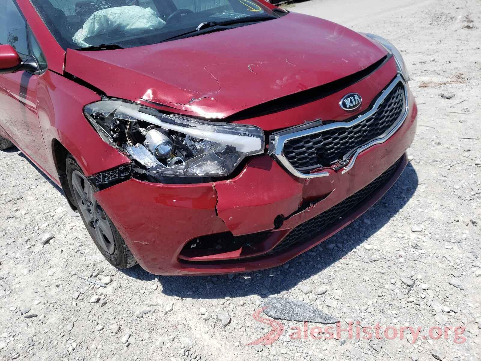 KNAFX4A61G5500890 2016 KIA FORTE