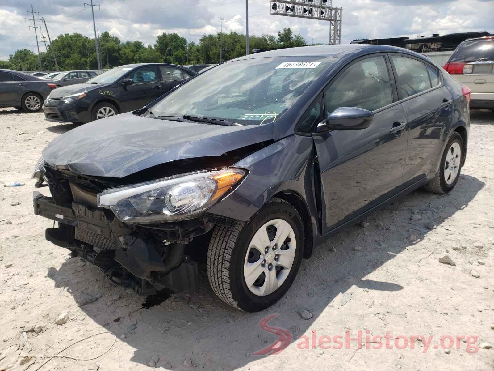 KNAFK4A60G5558729 2016 KIA FORTE