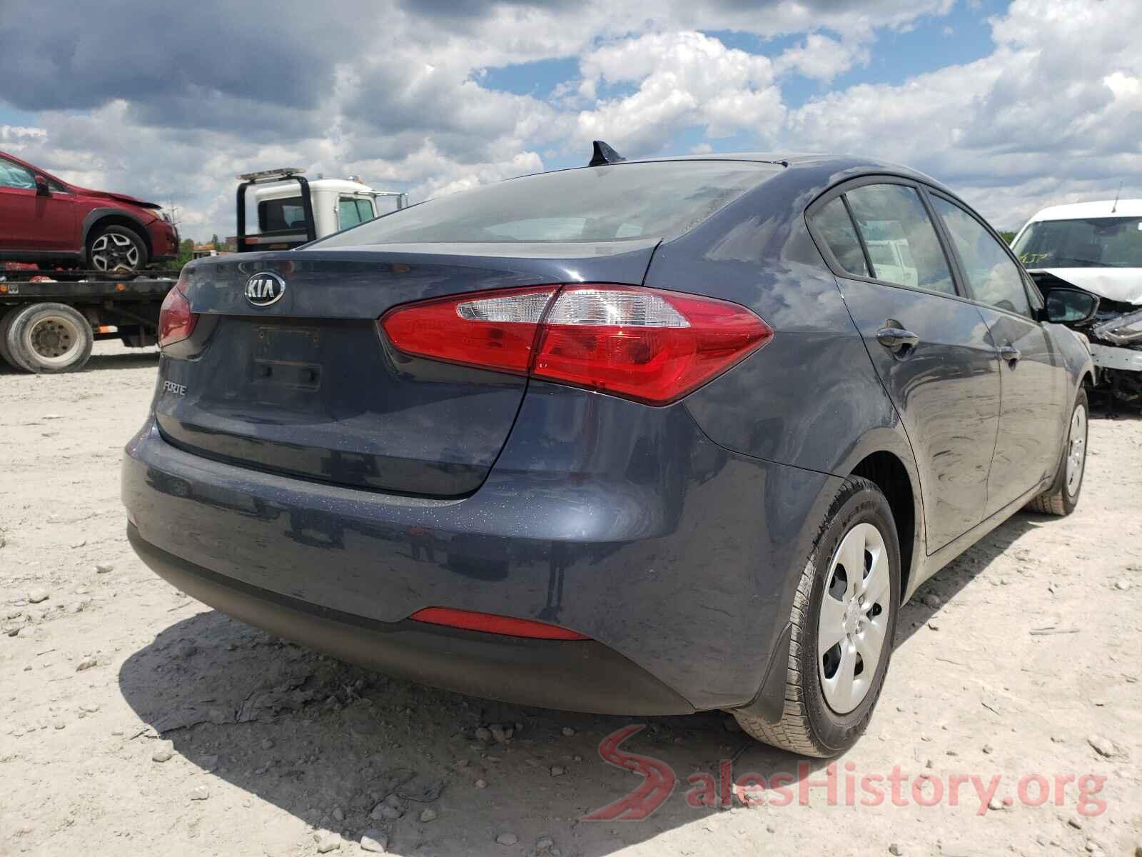 KNAFK4A60G5558729 2016 KIA FORTE