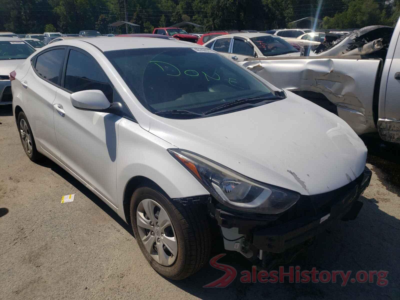 5NPDH4AE7GH737463 2016 HYUNDAI ELANTRA