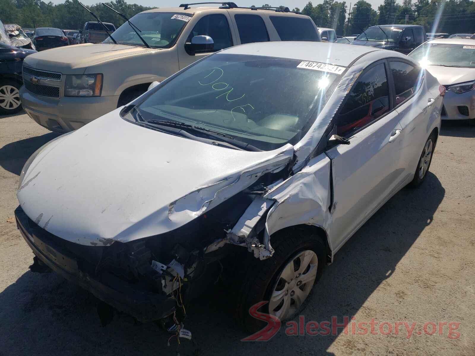 5NPDH4AE7GH737463 2016 HYUNDAI ELANTRA