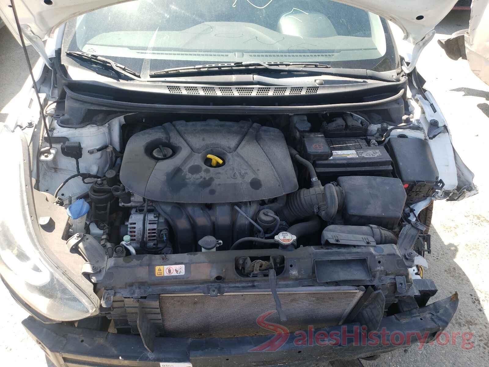 5NPDH4AE7GH737463 2016 HYUNDAI ELANTRA