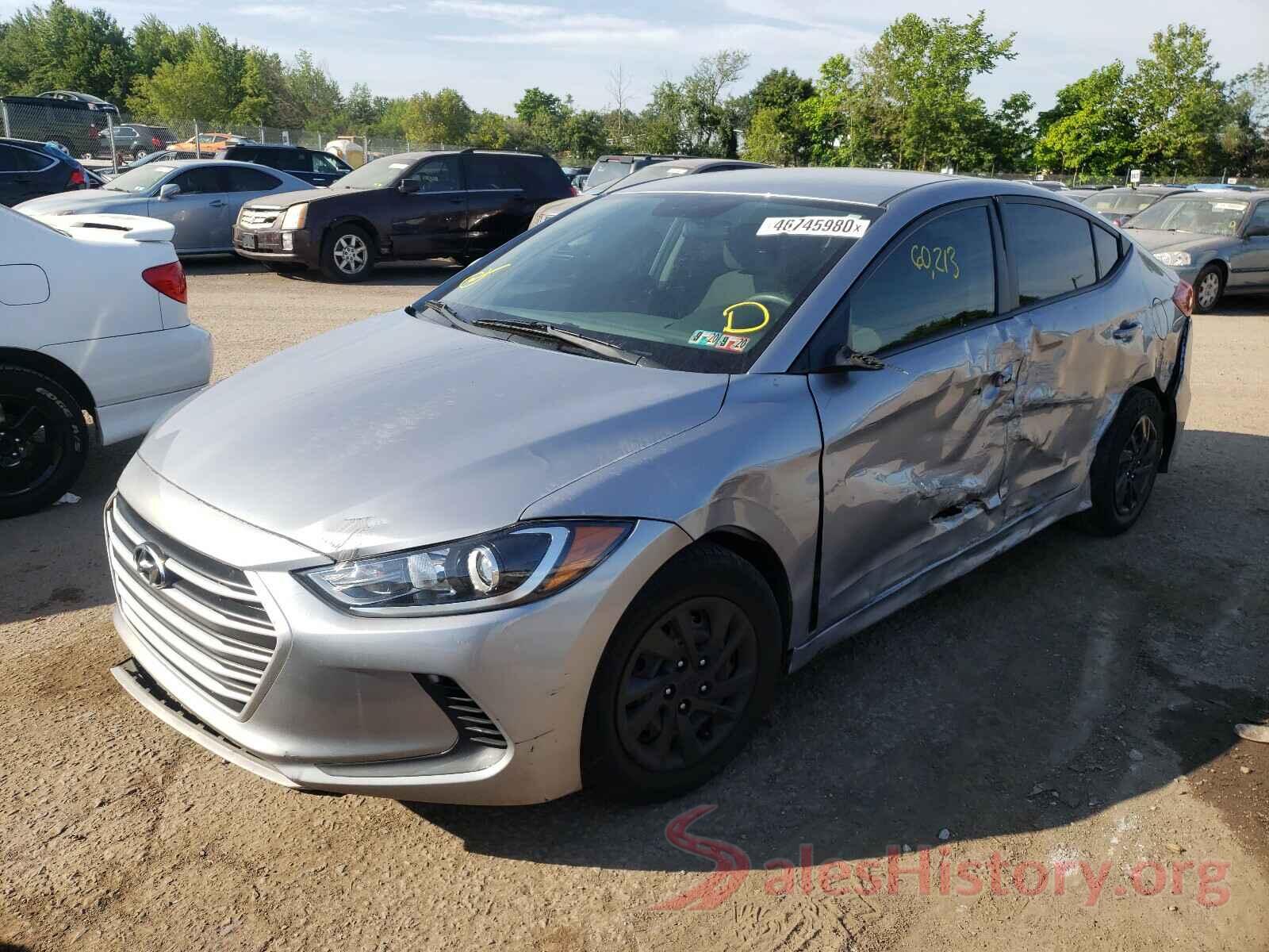 5NPD74LF9HH139126 2017 HYUNDAI ELANTRA