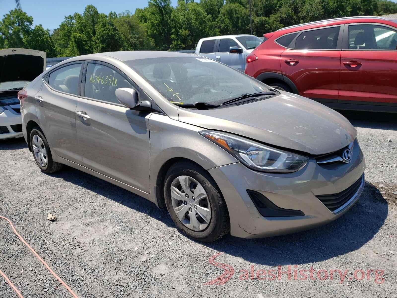 5NPDH4AEXGH794532 2016 HYUNDAI ELANTRA