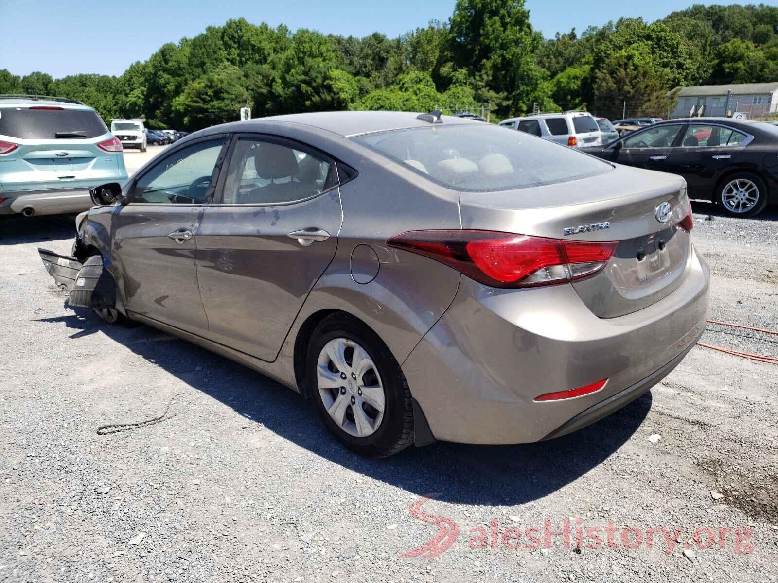 5NPDH4AEXGH794532 2016 HYUNDAI ELANTRA