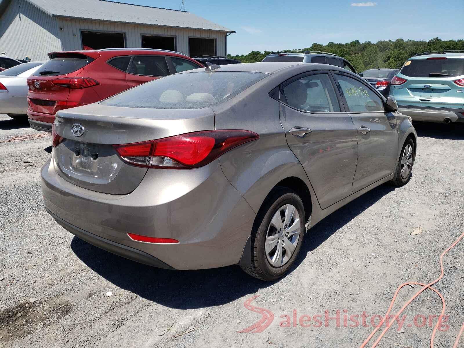 5NPDH4AEXGH794532 2016 HYUNDAI ELANTRA