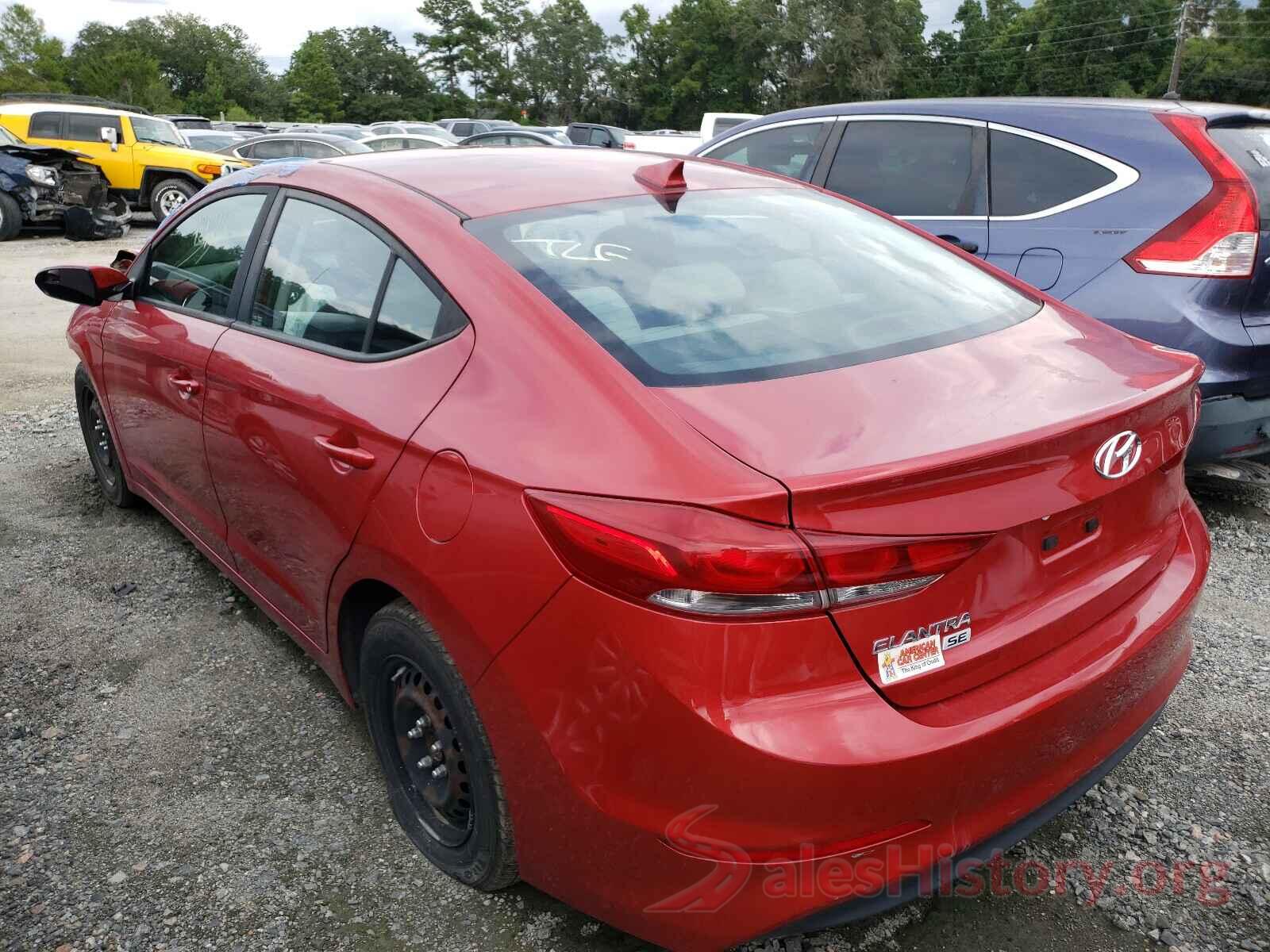 5NPD74LF6HH163898 2017 HYUNDAI ELANTRA