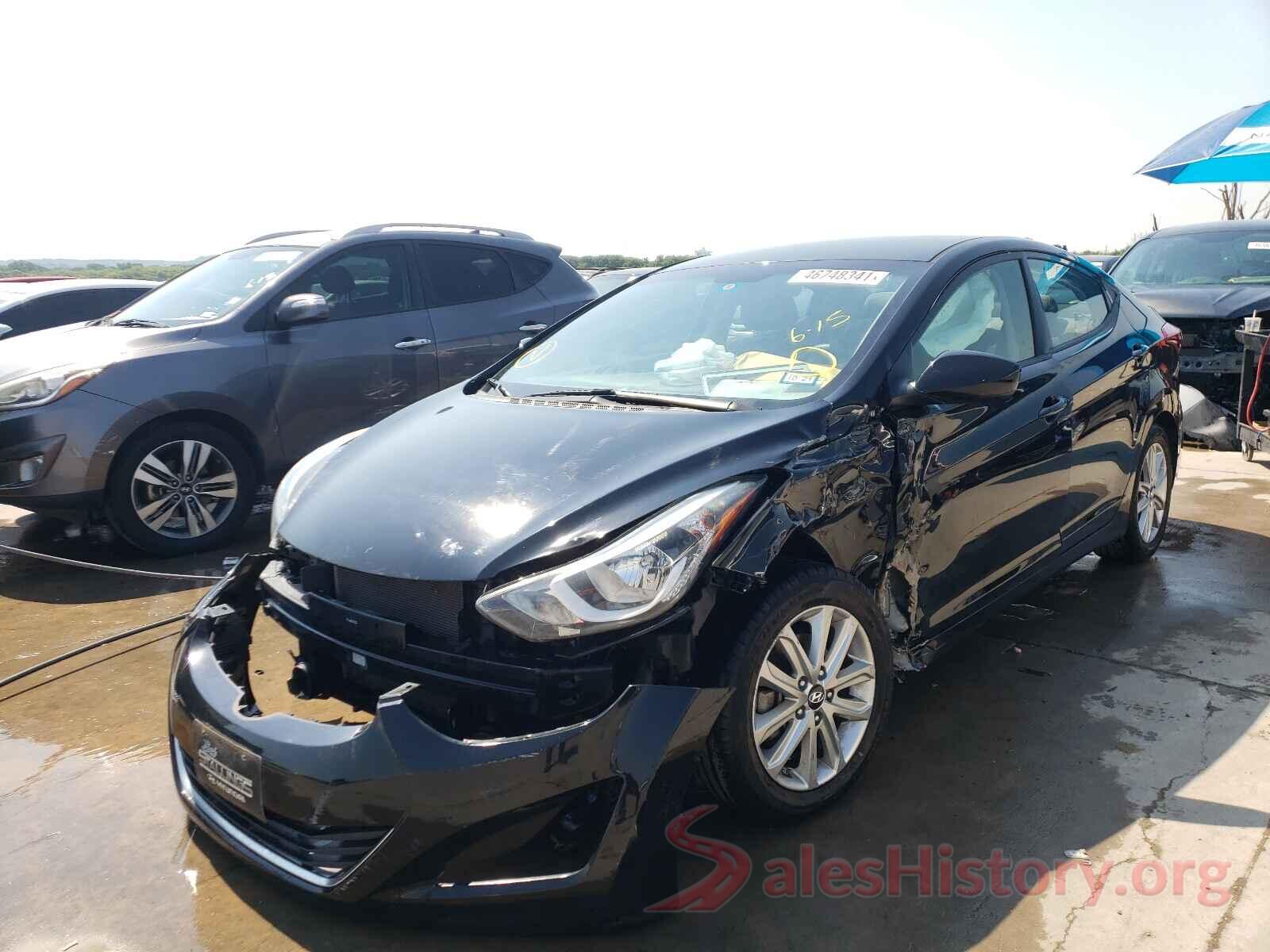 KMHDH4AE6GU583832 2016 HYUNDAI ELANTRA