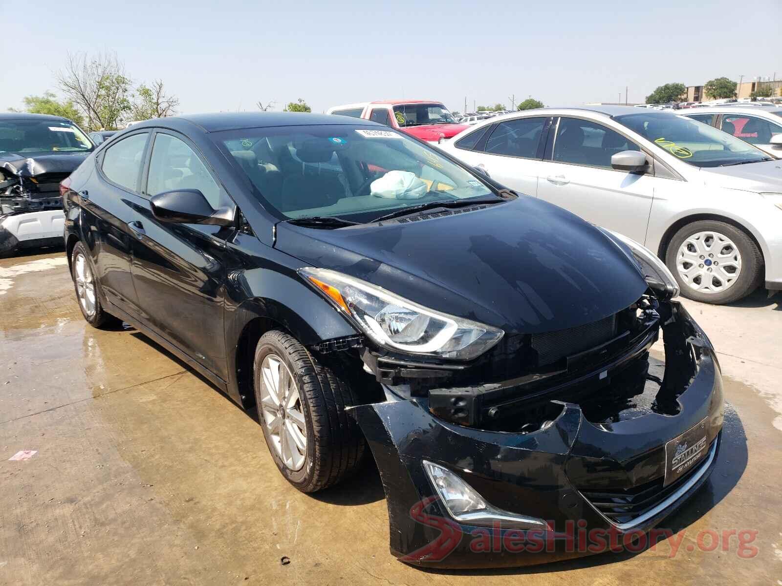 KMHDH4AE6GU583832 2016 HYUNDAI ELANTRA