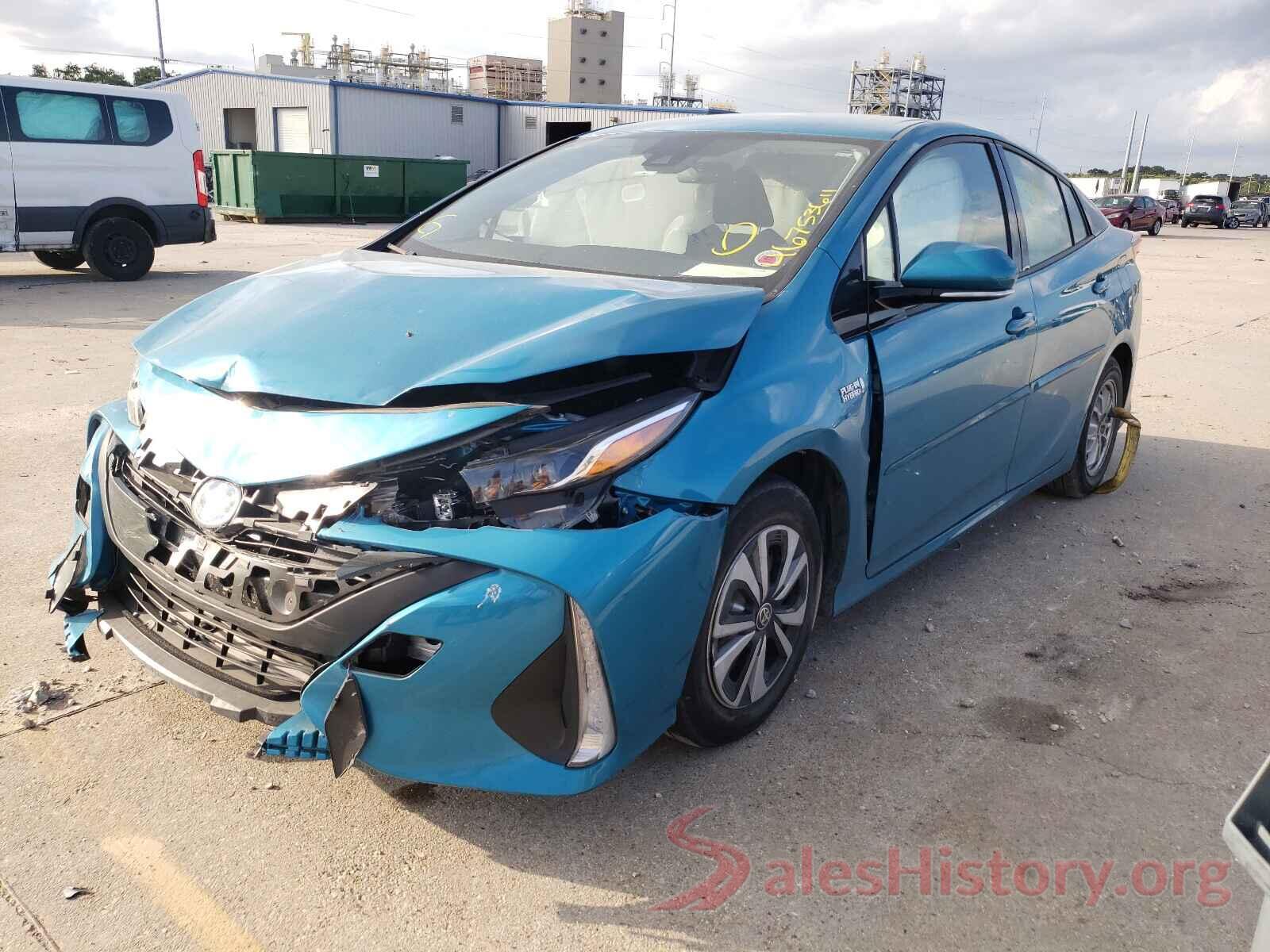 JTDKARFPXJ3075187 2018 TOYOTA PRIUS