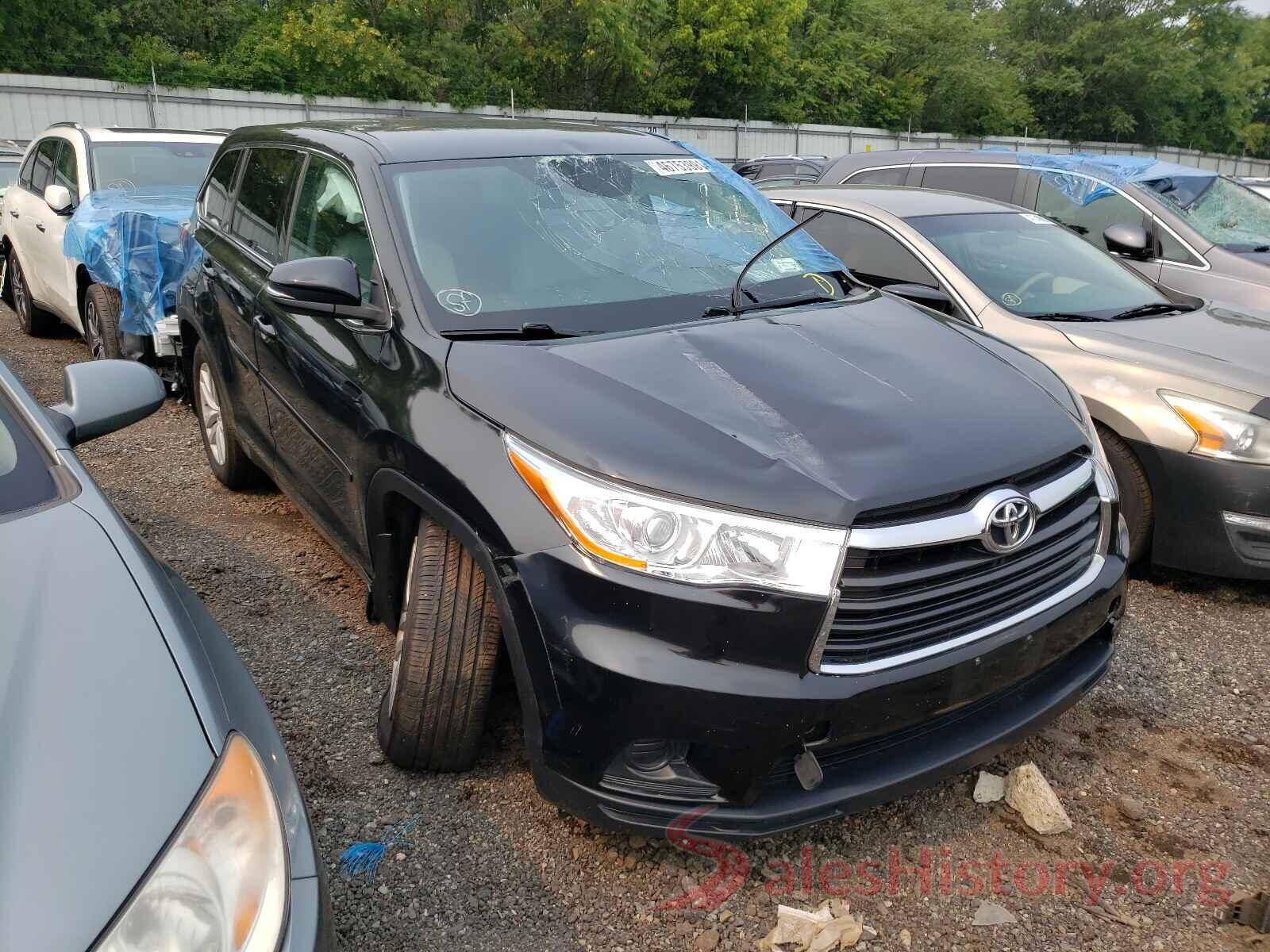 5TDBKRFH4GS276919 2016 TOYOTA HIGHLANDER