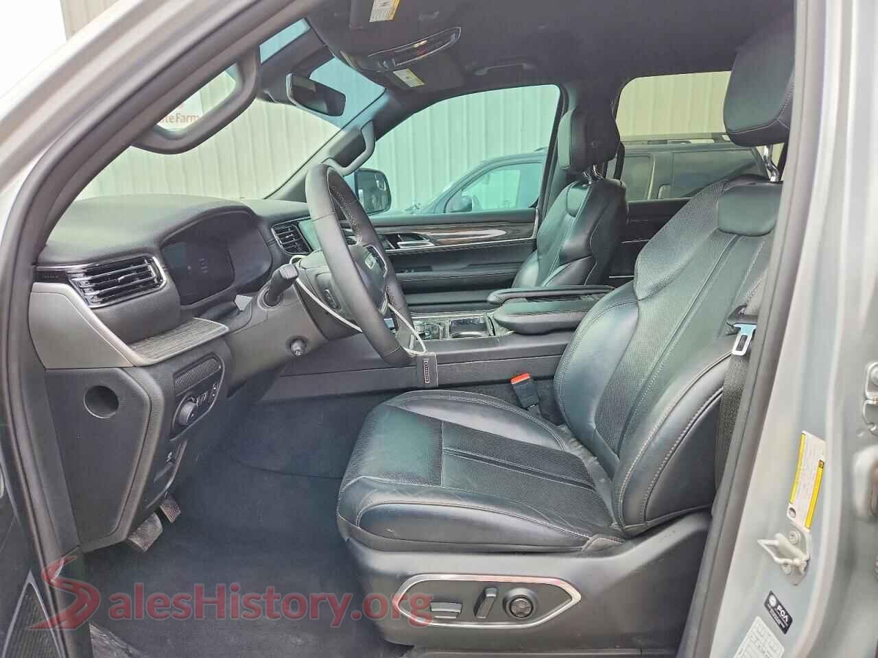 2022 JEEP WAGONEER VIN 1C4SJUBT7NS202009, engine bay