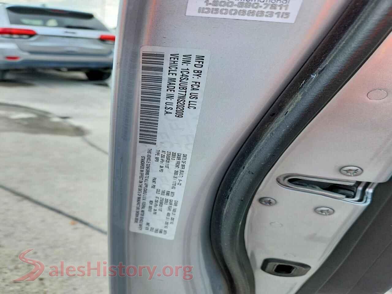 2022 JEEP WAGONEER VIN 1C4SJUBT7NS202009, damage close-up