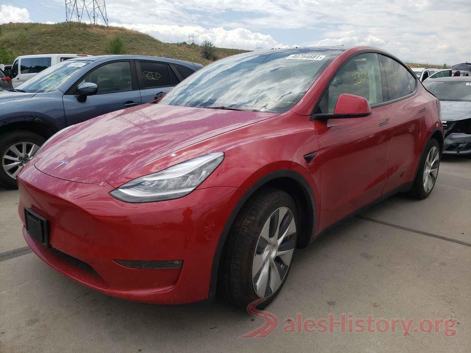 5YJYGAED2MF142681 2021 TESLA MODEL Y