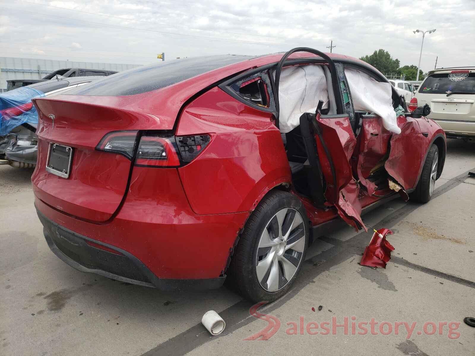 5YJYGAED2MF142681 2021 TESLA MODEL Y