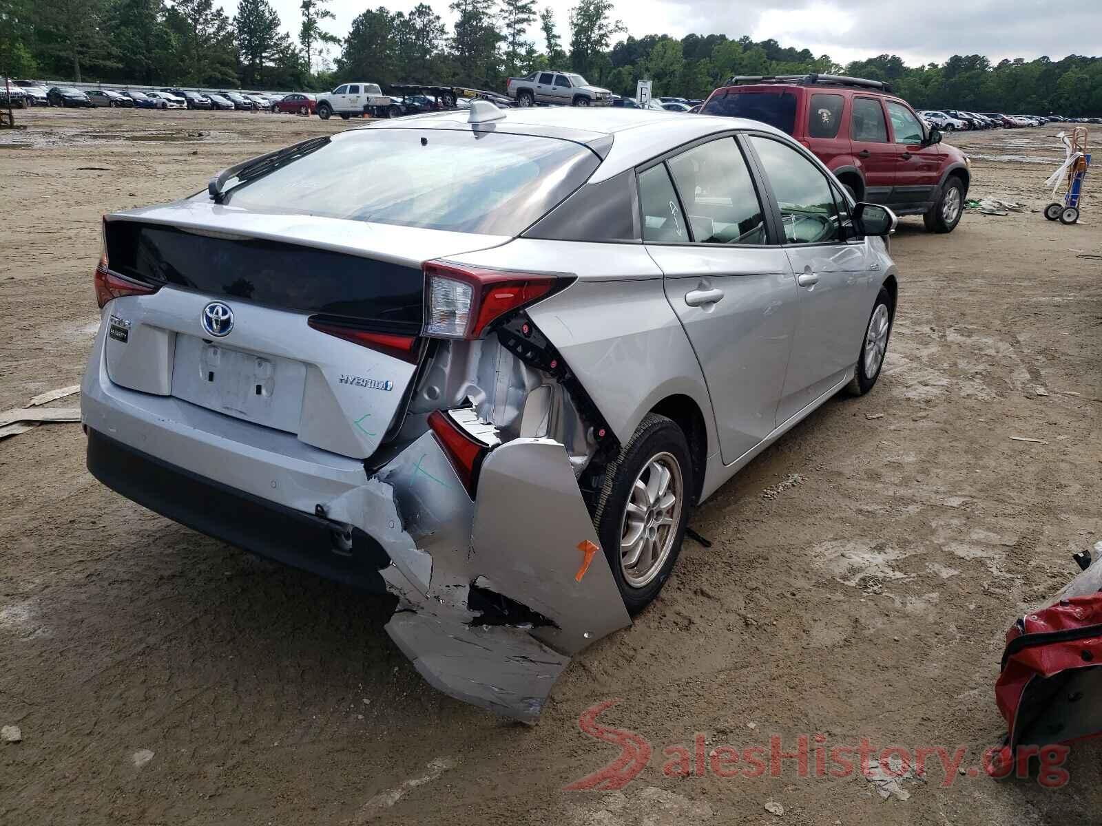 JTDKARFU2L3103556 2020 TOYOTA PRIUS