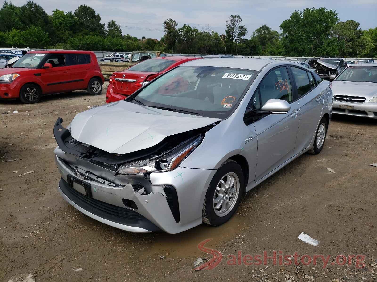 JTDKARFU2L3103556 2020 TOYOTA PRIUS