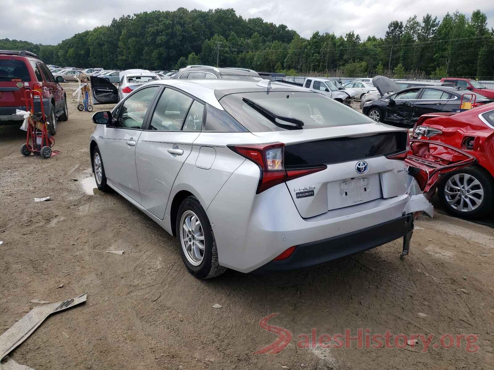 JTDKARFU2L3103556 2020 TOYOTA PRIUS