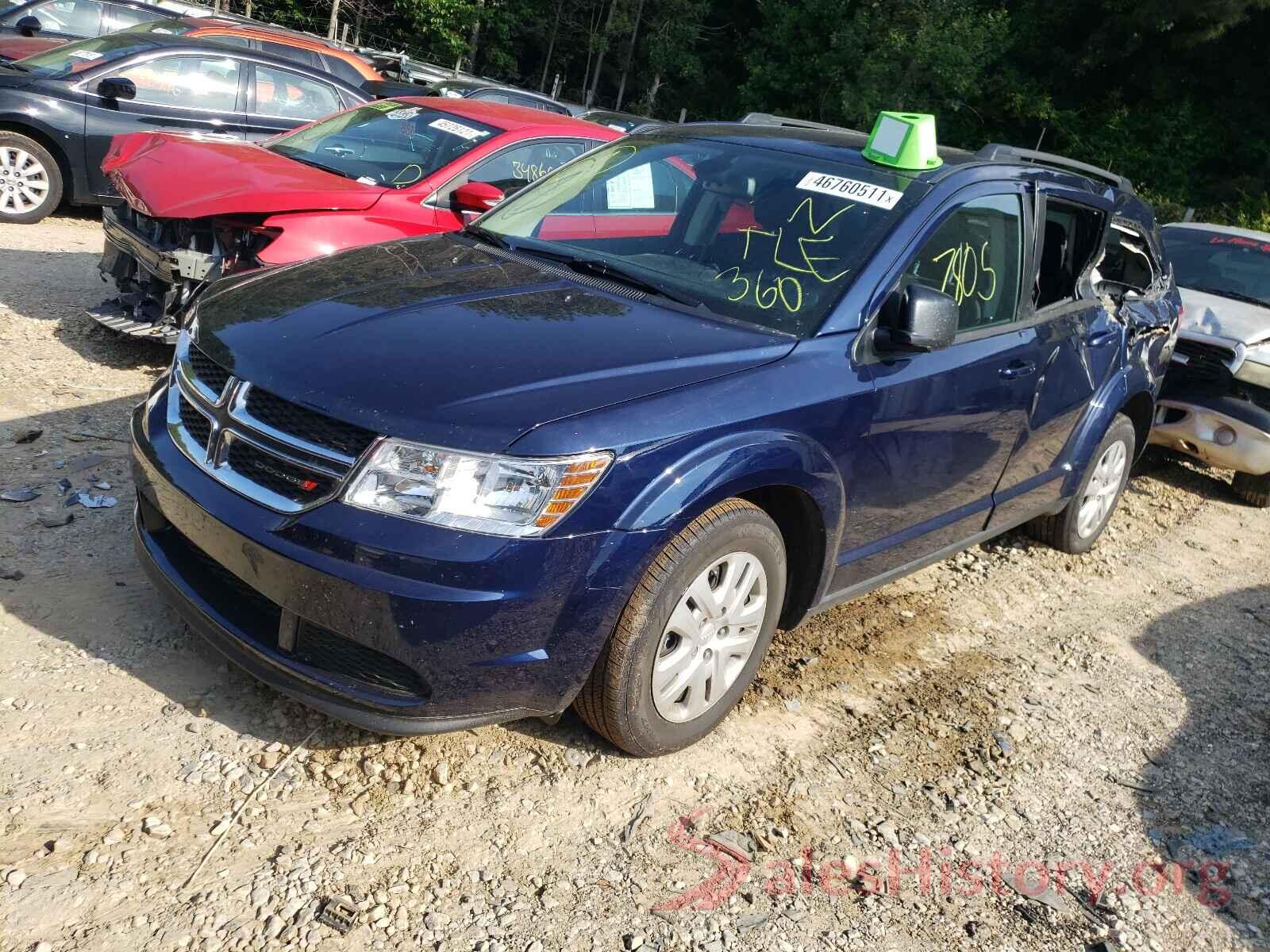 3C4PDCAB2LT253946 2020 DODGE JOURNEY