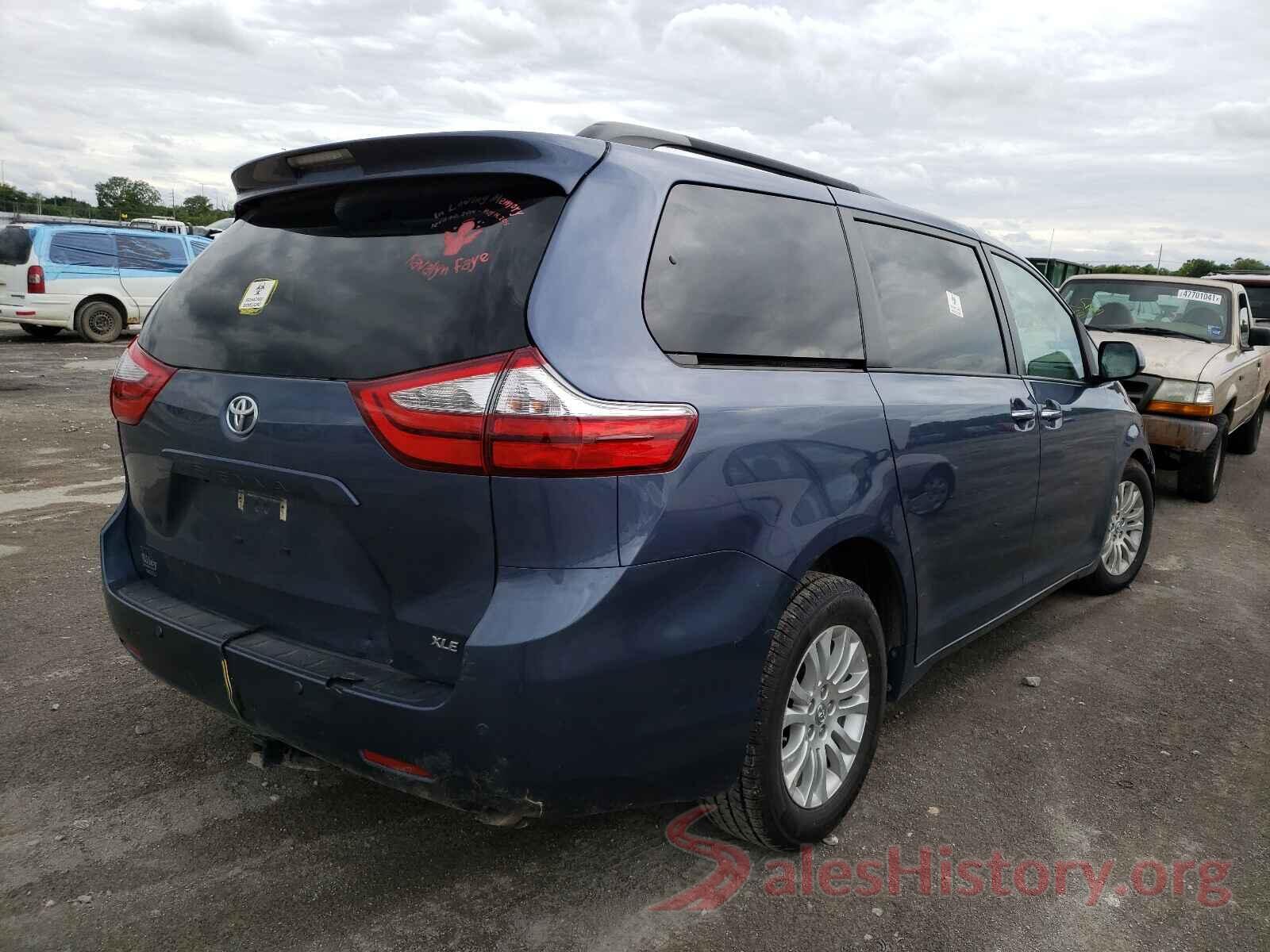 5TDYZ3DCXHS800831 2017 TOYOTA SIENNA