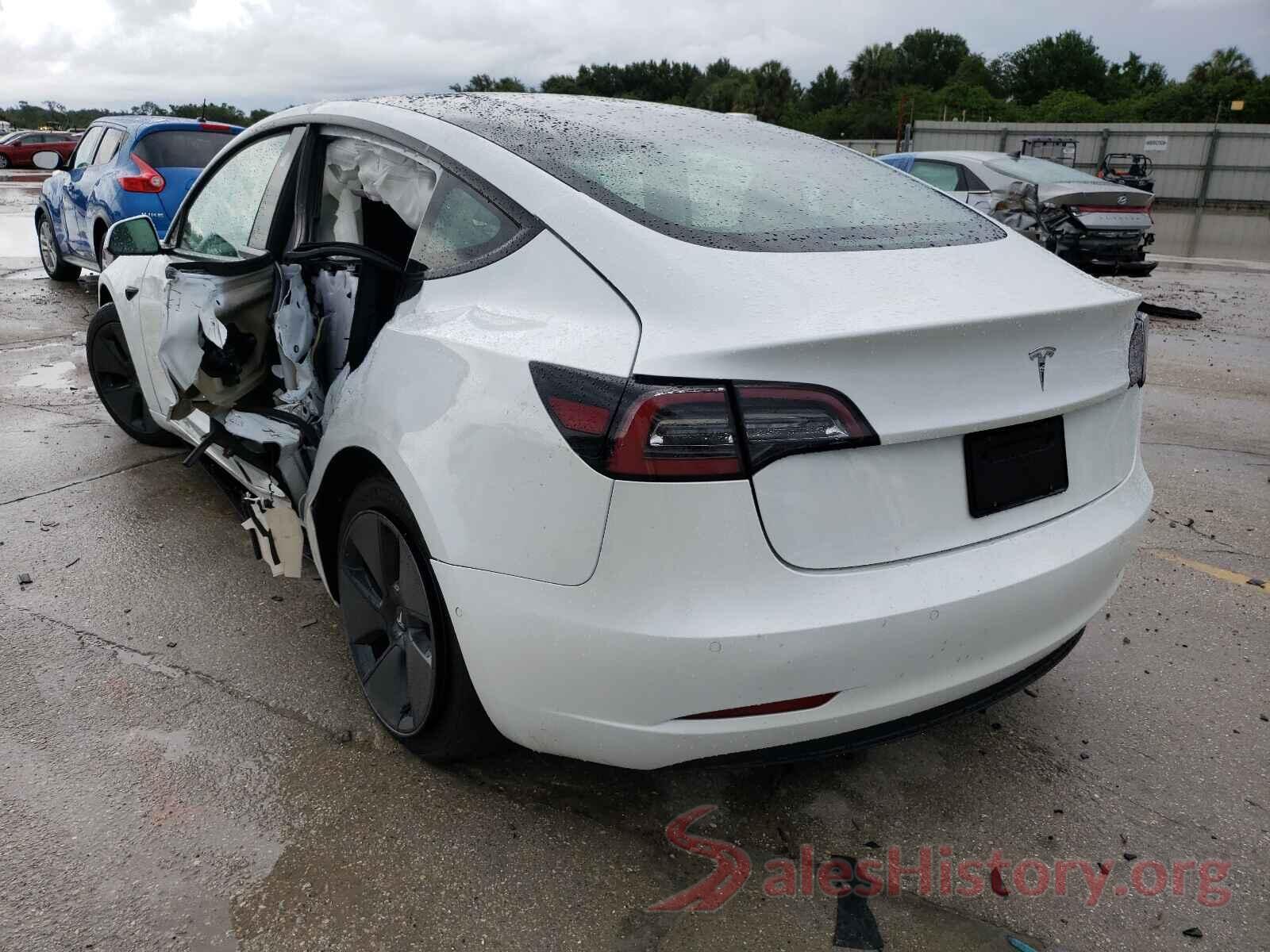 5YJ3E1EA2MF854999 2021 TESLA MODEL 3