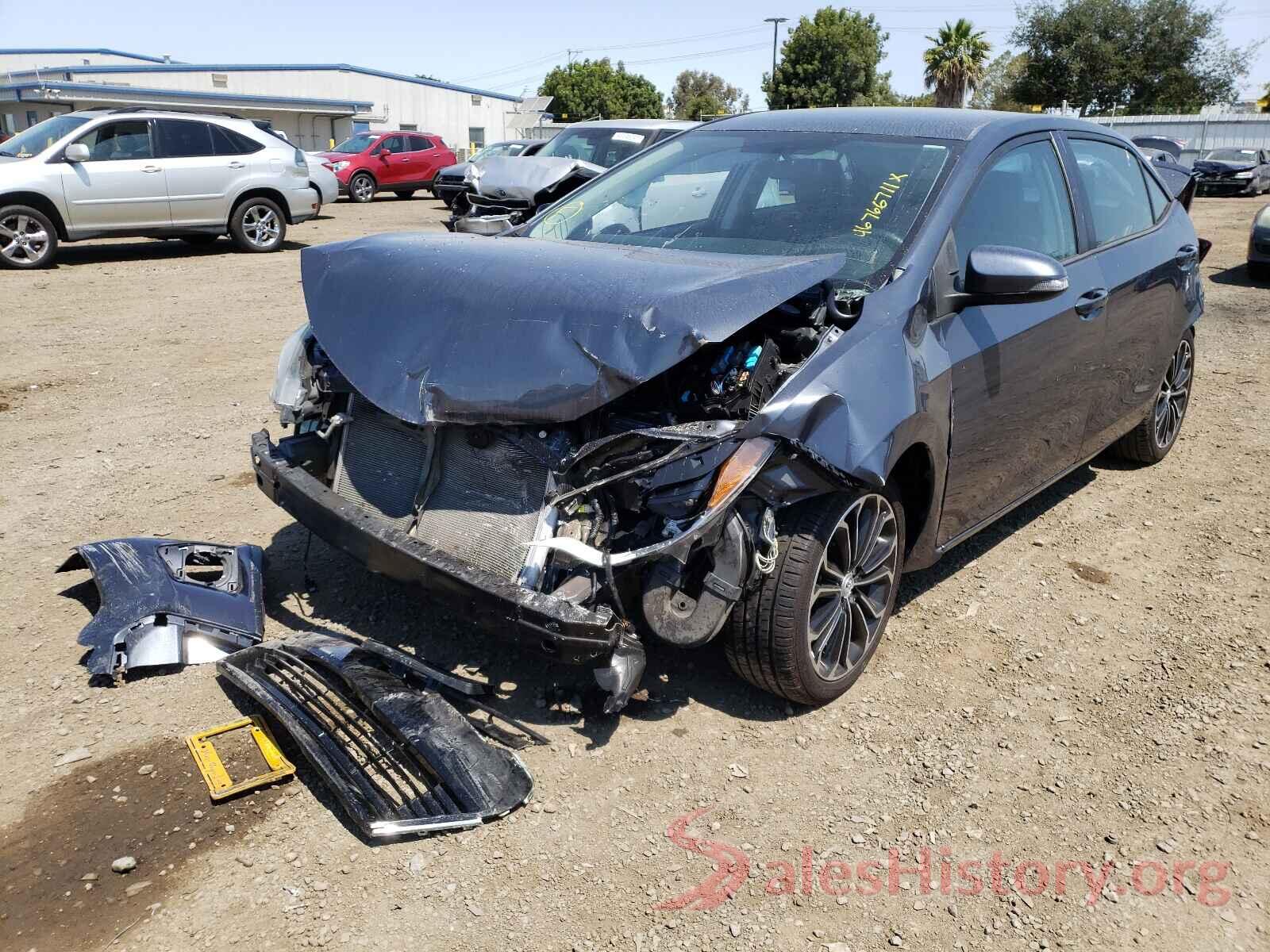 5YFBURHE9GP433804 2016 TOYOTA COROLLA