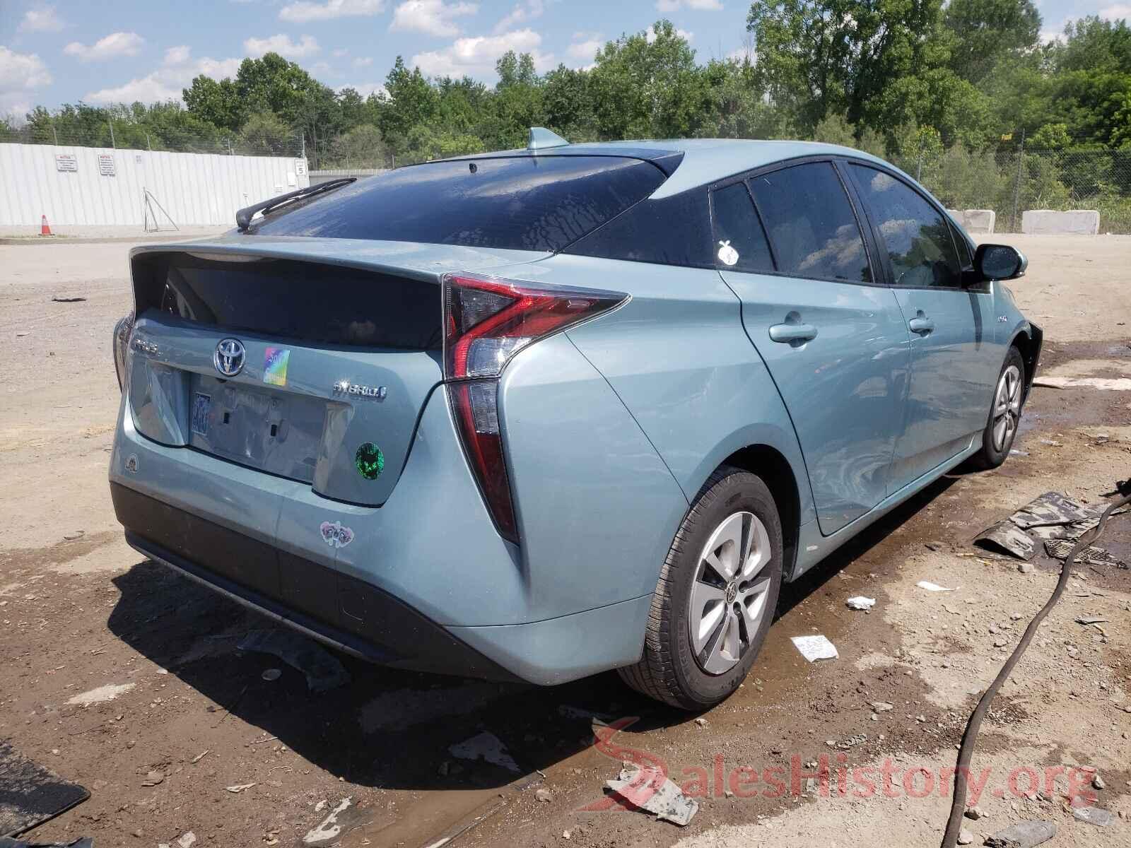 JTDKARFU9H3535388 2017 TOYOTA PRIUS