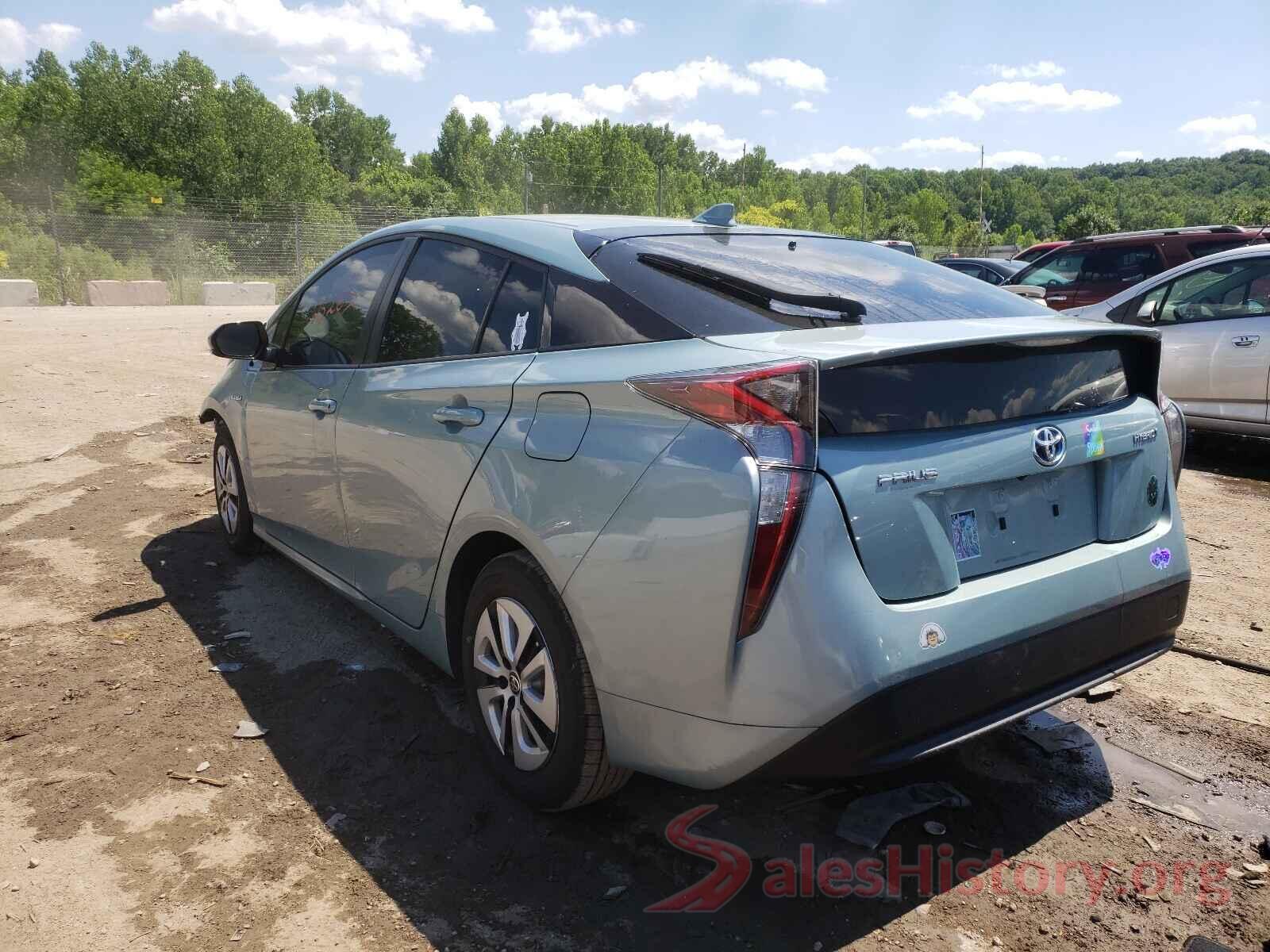 JTDKARFU9H3535388 2017 TOYOTA PRIUS