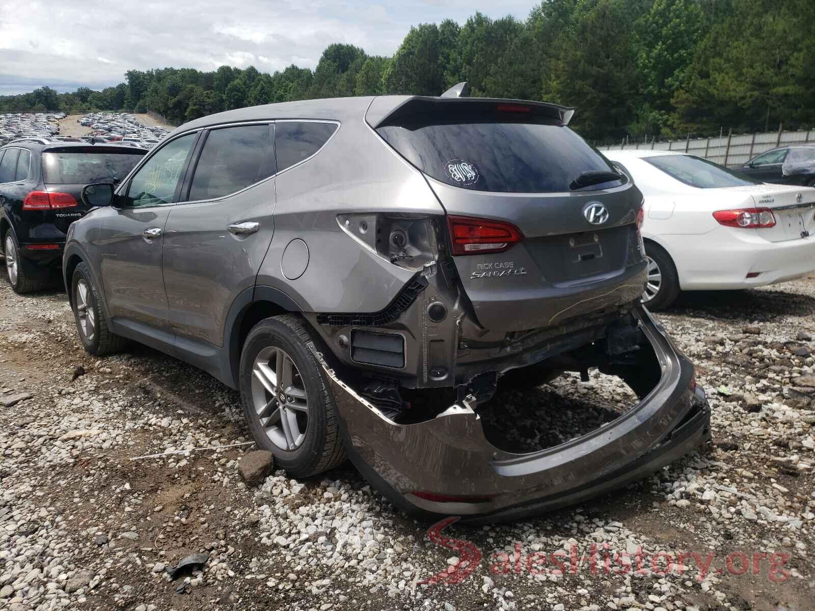 5XYZT3LBXHG418990 2017 HYUNDAI SANTA FE