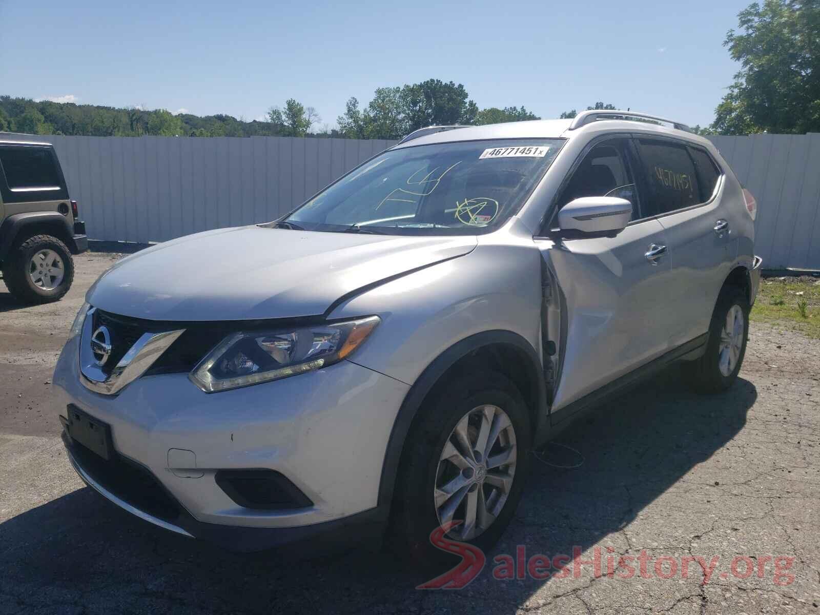 KNMAT2MV8GP624272 2016 NISSAN ROGUE